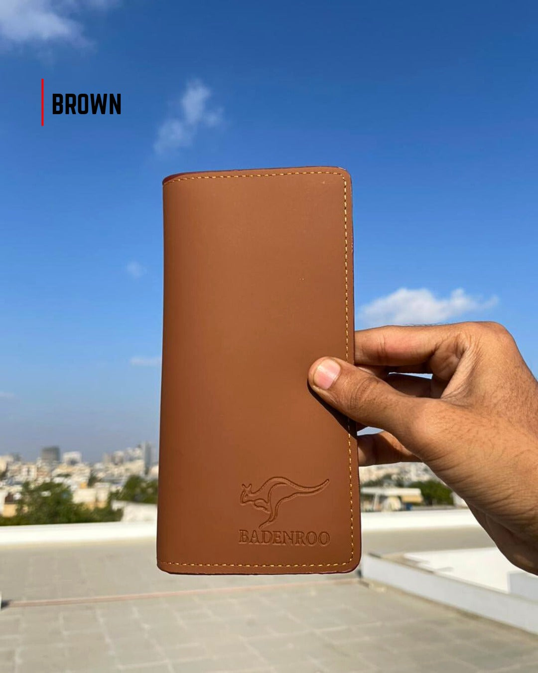 3 in 1 Premium Men’s Combo — Leather Long Wallet + Classic Watch + Stylish Sunglasses