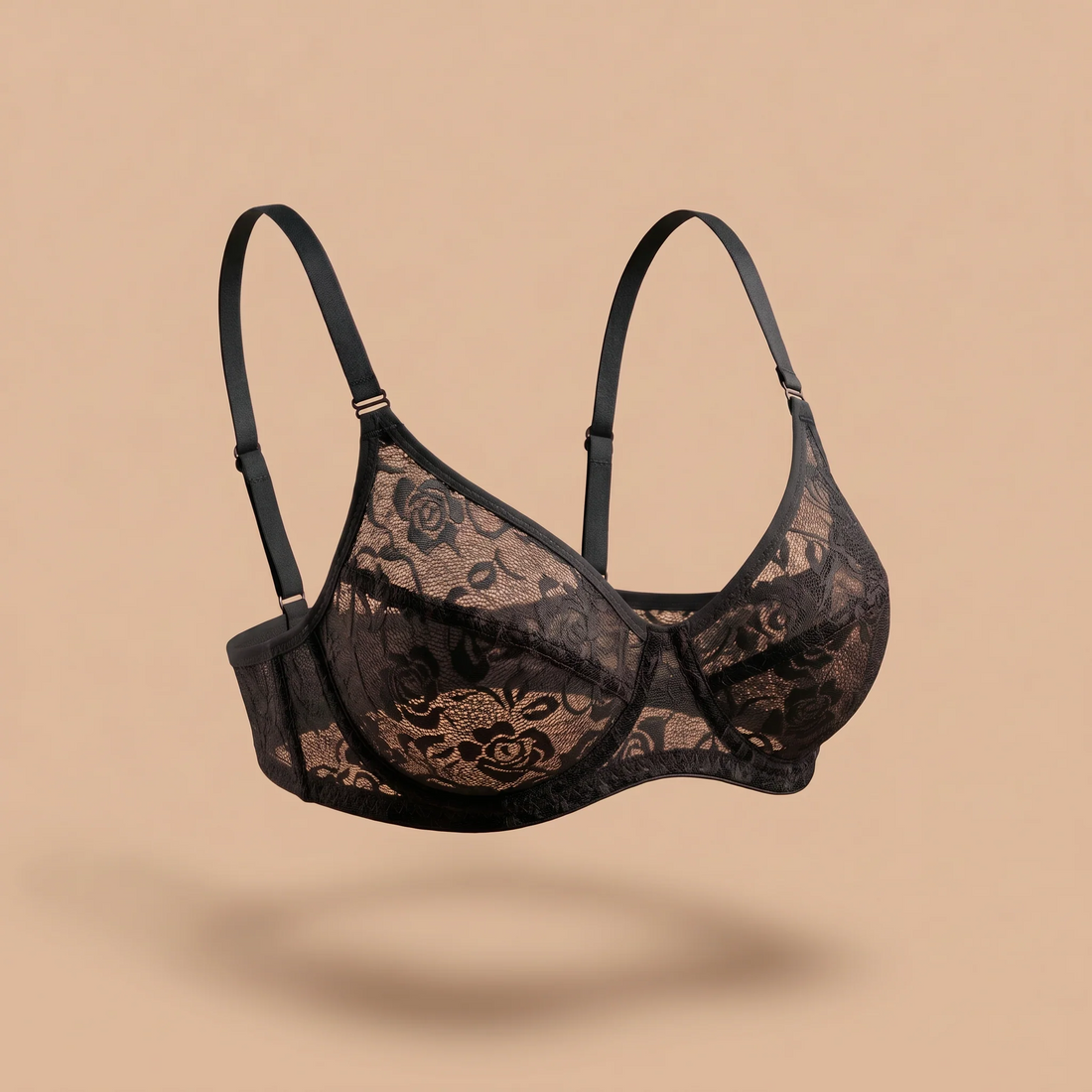 Soft Floral Lace Bra (Premium)
