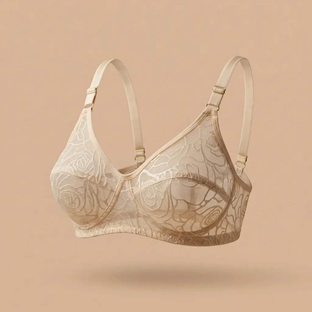 Soft Floral Lace Bra (Premium)